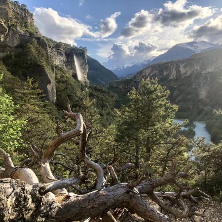 Waterfall between Guillestre and Mont Dauphin 