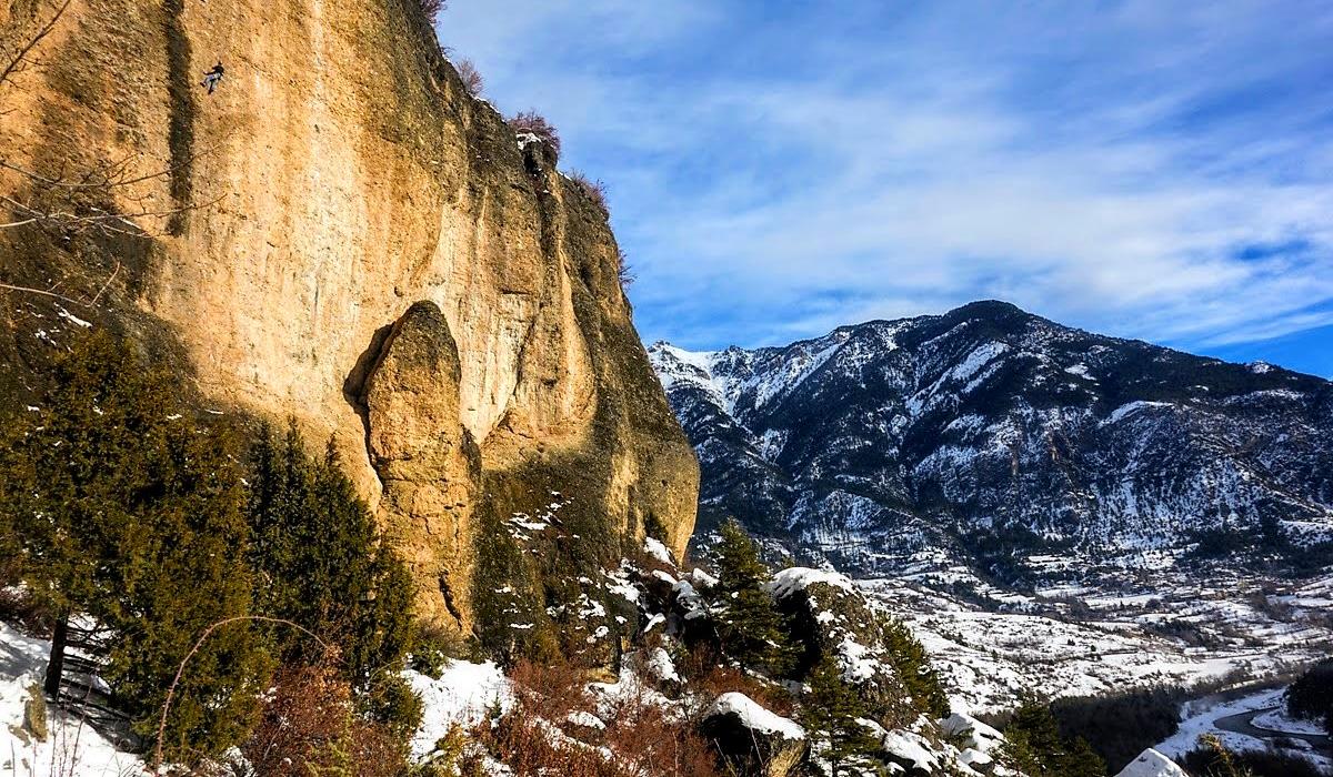 Climbing at Mont Dauphin